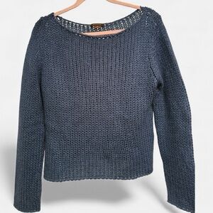 Italian Made Women’s Wool, Mohair & Cashmere Knit Sweater - Size 44 (US XL)